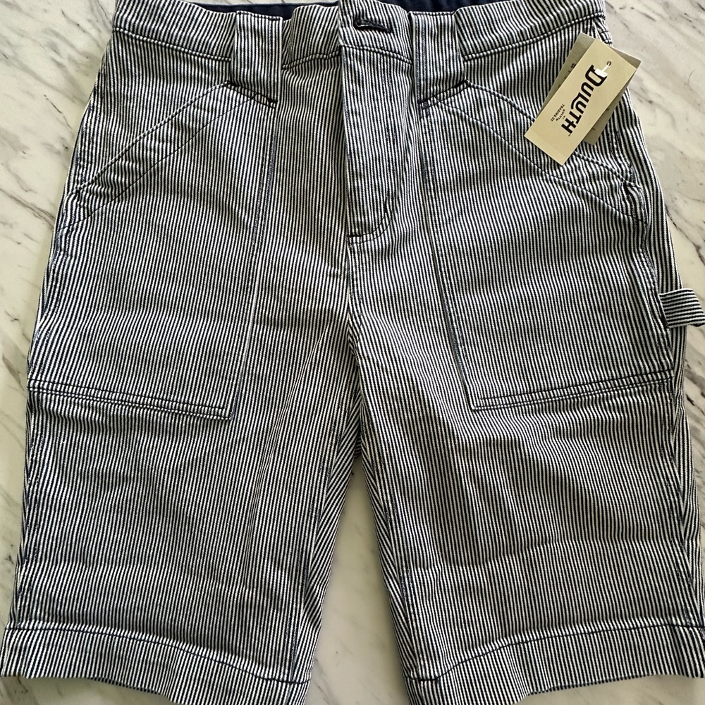 Duluth Rootstock pinstripes shorts size 6 - Picture 3 of 14